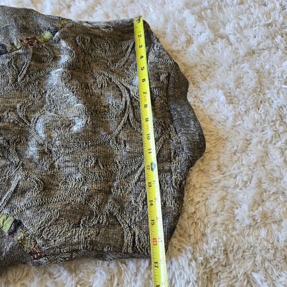 Urban Tribe Tapestry Jacket Women's Size Medium Boho Artsy Patch Jacquard Velour - Picture 11 of 11